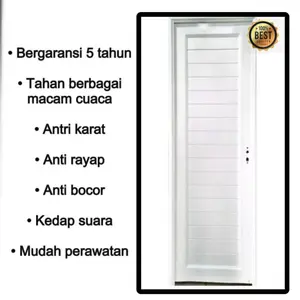 Pintu Sliding UPVC + Pasang Custom Ukuran