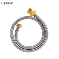 Gambar Ezren EZ-0480 Flexible Hose 150CM Anyam Selang Kran Air Wastafel dari House Sparepart Kab. Tangerang 2 Tokopedia