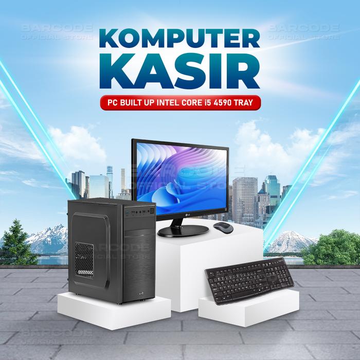 Gambar PC Built Up Komputer Kasir Rakitan Intel Core I5 RAM 8GB SSD 256GB dari Barcode Store Solutions Kota Administrasi Jakarta Pusat Tokopedia
