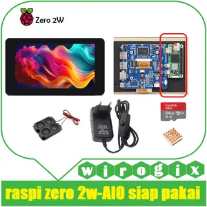Paket Raspberry Pi Zero 2W + LCD  Siap Pakai (AIO like)