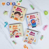 Gambar Seri Pengenalan Emosi Boardbook 4in1 - Buku Anak Buku Bayi isi 4 Buku dari Pustaka Hulwah - Islamic Books Kota Bandung 1 Tokopedia