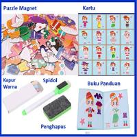 Gambar Puzzle Magnet Tema Anak Perempuan Mainan Edukasi Anak / Girl Dressing dari Best Selection Kota Tangerang 5 Tokopedia