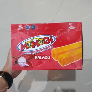 Momogi Stik snack stick rasa BALADO 1 pack isi 4 ( isi 10 pcs / box )