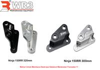 Gambar Breket Kaliper WR3 Depan For Brembo 4P1P Ninja 150RR Disc 320mm 300mm - 320mm Hitam dari WR3 Kota Administrasi Jakarta Barat 1 Tokopedia
