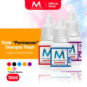 Tinta Isi Ulang Stempel 10 ml / Tinta Stampel Permanen / Tinta Stempel [GDG]