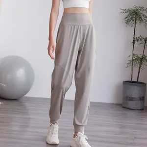 Reytorrm celana training yoga wanita Wanita High Waist joging Sport