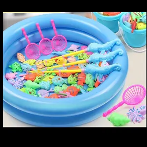 MAINAN MANDI PANCINGAN IKAN MAGNET & KOLAM 1SET 40PCS/41PCS/50PCS