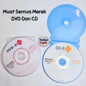 Tempat DVD Bulat CD Bulat / Tempat DVD Oval / CD kerang / Casing DVD