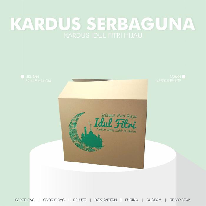Gambar Kardus Idul Fitri Tebal Parcel Lebaran Kardus Bflute 32 x 19 x 24 dari Rahmah Tas Kertas dan Kemasan Kab. Sleman Tokopedia
