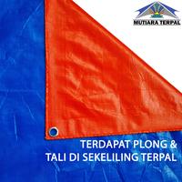 Gambar Terpal A5 Korea Custom Ukuran (Harga Per Meter Persegi) - Biru Orange, A5 Korea Custom dari Mutiara Terpal Kota Surabaya 5 Tokopedia