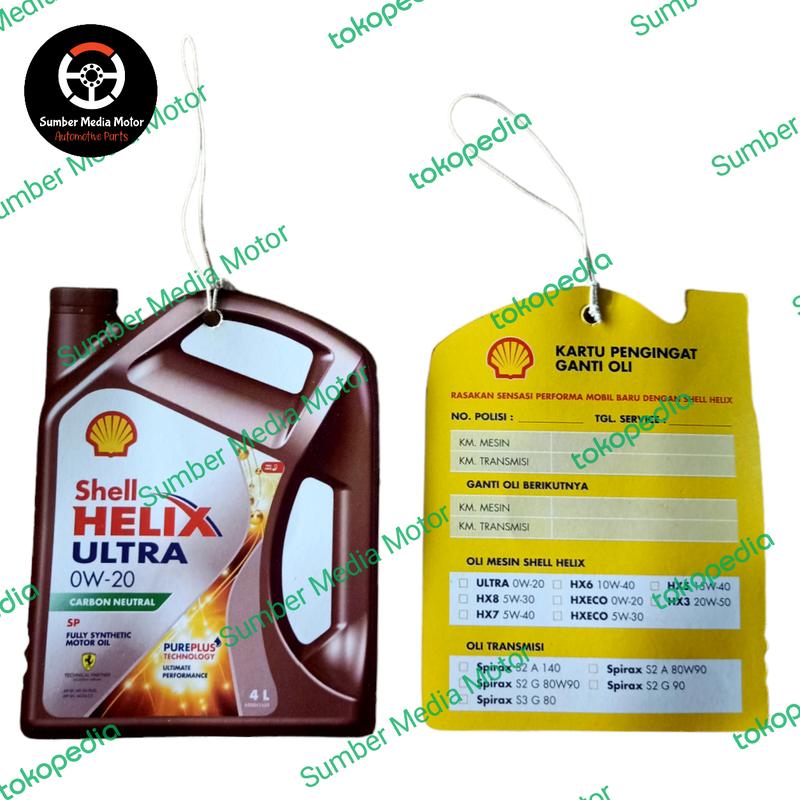 Shell Polyol Label Kertas Label Tag Gantungan Oli Shell Pengingat Ganti Oli - Shop | Tokopedia