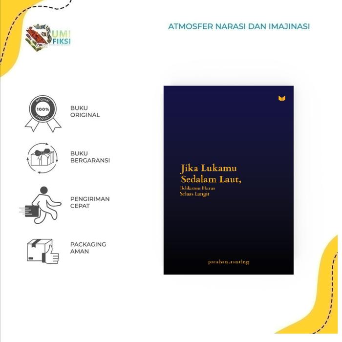 Gambar Buku Jika Lukamu Sedalam Laut, Ikhlasmu Harus Seluas Langit dari Bumifiksimedan001 Kota Medan Tokopedia