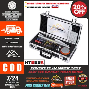 zc3A HT225A HAMMER TEST ALAT TES UJI KEKUATAN KUAT TEKAN BETON