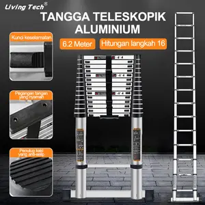 tangga Teleskopik Portabel Rumah/Tangga Telescopic6.2M