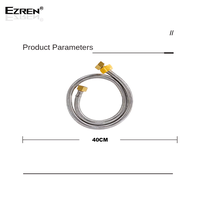 Gambar Ezren EZ-0428 Flexible Hose 40CM Anyam Selang Kran Air Wastafel dari House Sparepart Kab. Tangerang 5 Tokopedia