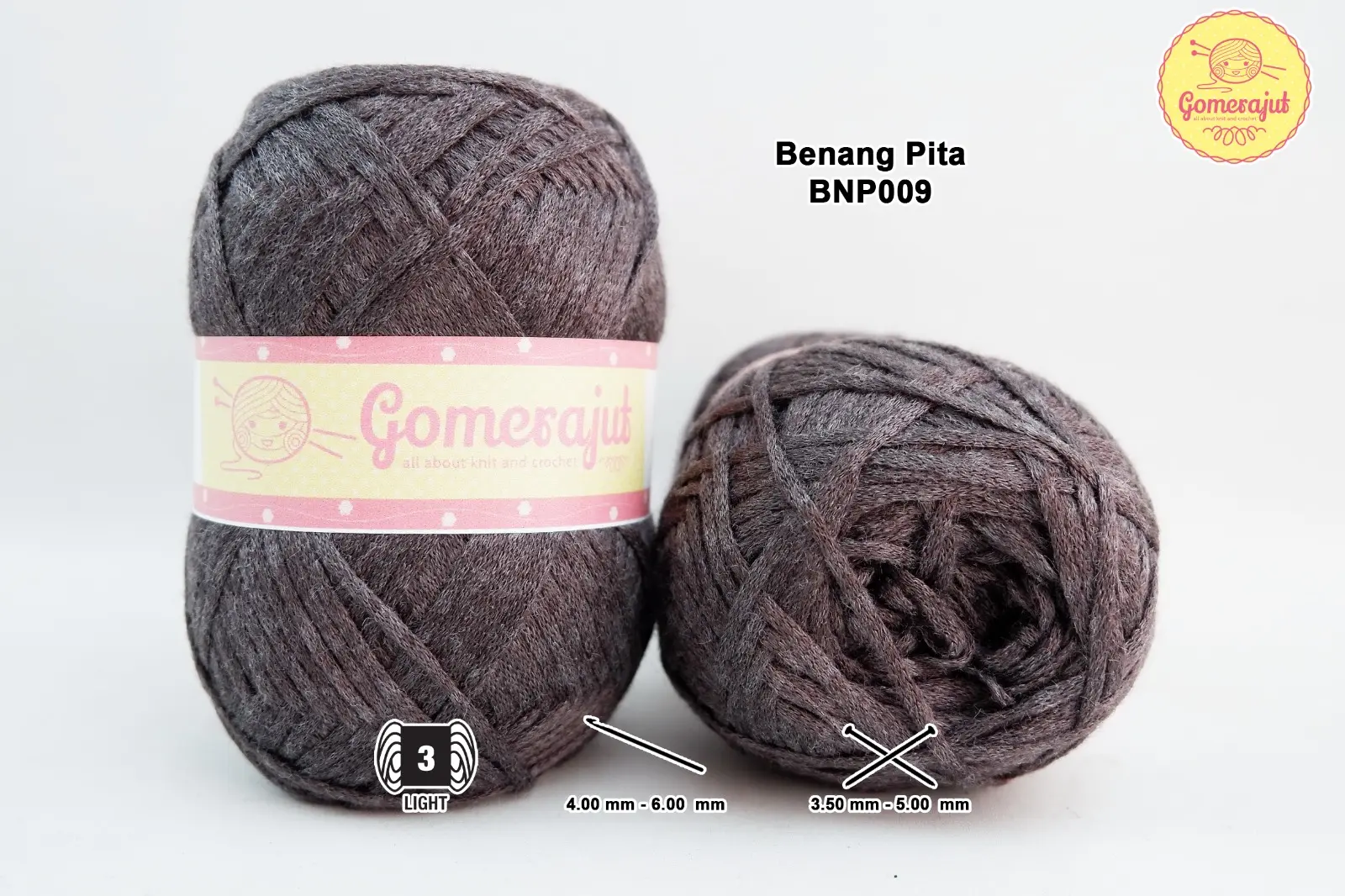 GOMERAJUT- Benang Rajut Pita