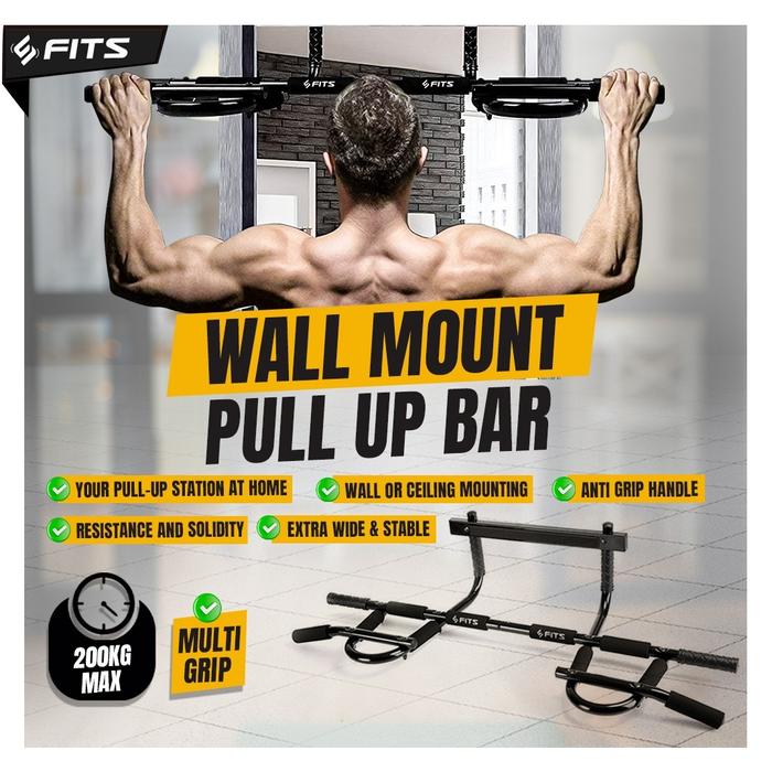 Gambar SFIDN FITS Wall Mount Pull up bar Multi Grip | Alat Fitness Chin up dari SFIDN FITS Shop Kota Administrasi Jakarta Selatan Tokopedia
