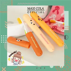 Tempat Sikat Gigi Karakter Kotak Penyimpanan Sikat Gigi Travel Motif