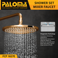 Gambar PALOMA FCP 1827E Shower Tanam Concealed Set Keran Kran Panas Dingin dari PALOMA Official Kota Administrasi Jakarta Timur 3 Tokopedia