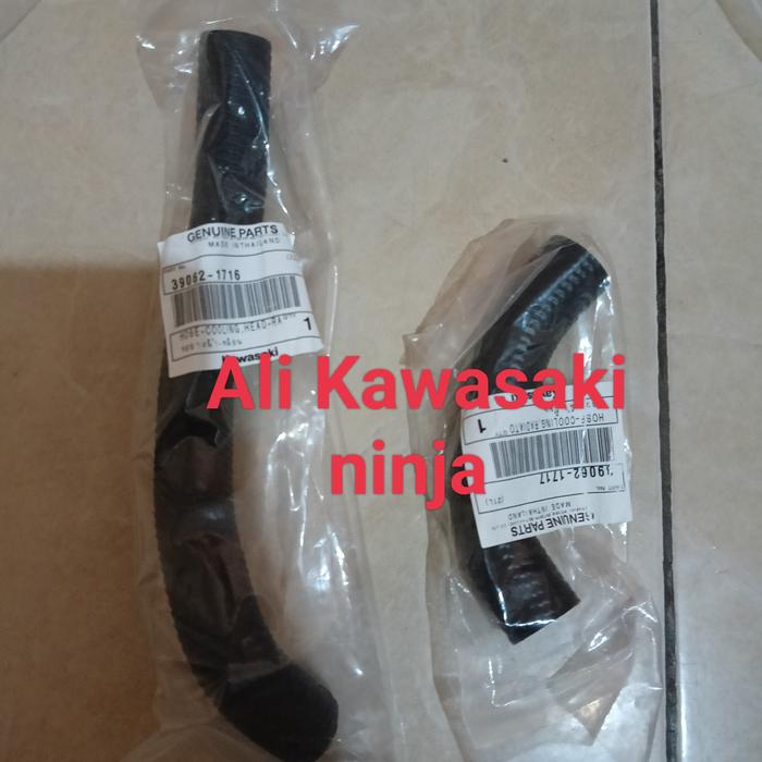 Gambar slang selang radiator panjang pendek atas bawah ninja RR original dari NOAL PART KAWASAKI Kota Administrasi Jakarta Barat Tokopedia