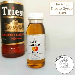 100mL Sirup Salted Caramel Trieste Karamel Itali Syrup Latte Machiato