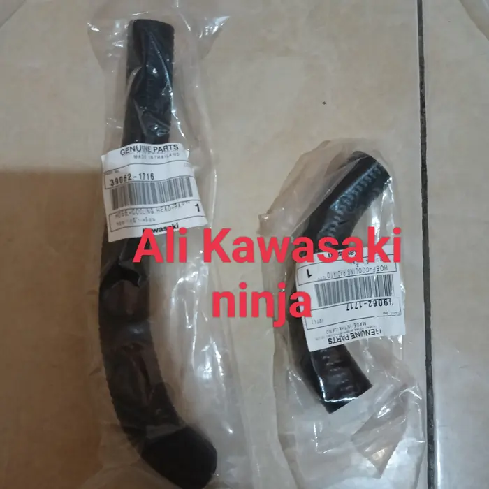 Gambar slang selang radiator panjang pendek atas bawah ninja RR original dari NOAL PART KAWASAKI Kota Administrasi Jakarta Barat 4 Tokopedia