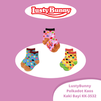 Gambar Lusty Bunny Kaos kaki Bayi Baby Sock color polcadot - 6-9 Bulan, Merah Muda dari Lustybunny Baby Kota Administrasi Jakarta Barat 1 Tokopedia