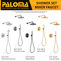 Gambar PALOMA FCP 1827E Shower Tanam Concealed Set Keran Kran Panas Dingin dari PALOMA Official Kota Administrasi Jakarta Timur 5 Tokopedia