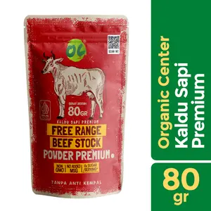 Organic Center - Kaldu Sapi Premium 80gr - Kaldu Sehat - Penyedap Rasa