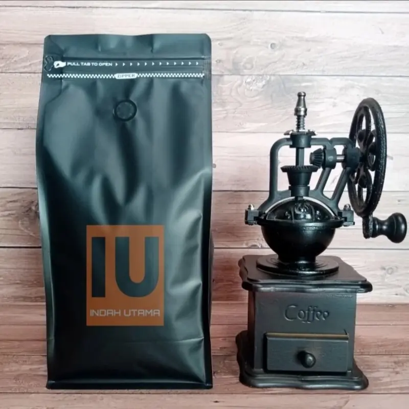 Kemasan Kopi Flat Bottom Zipper Valve Import 1 kg 0