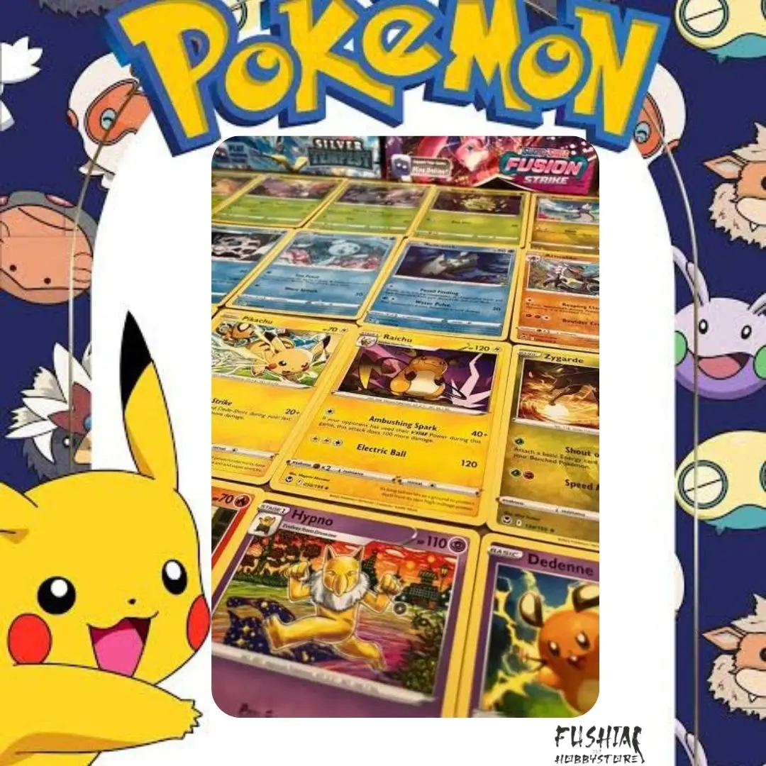Bulk kartu official pokemon (isi 10) common uncommon mainan anak