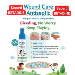 PURE BABY KIDS WOUND CARE ANTISEPTIC Spray pembersih luka - BETADINE