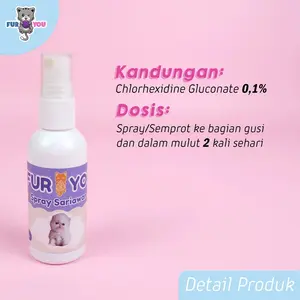 Fur You Spray Sariawan dan Bau Mulut