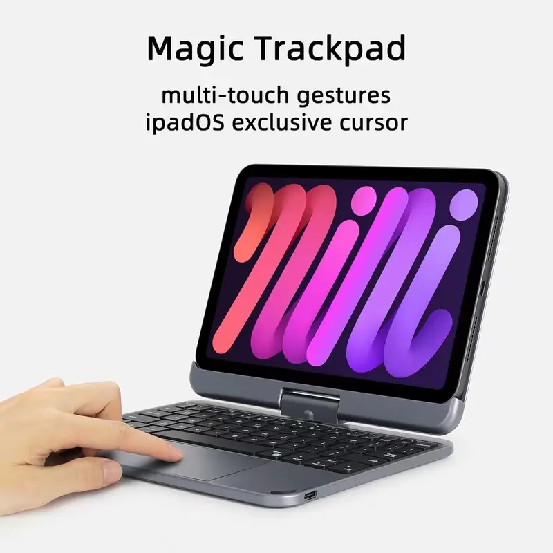 iPad Case with Magic Keyboard Bluetooth Wireless Magnetic Air 4/5 3
