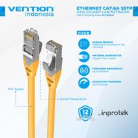 Gambar Vention Kabel LAN Gigabit Ethernet RJ45 Cat 6a SFTP 10Gbps Outdoor IBH - 0.5M dari Vention Authorized Medan Kota Medan 1 Tokopedia