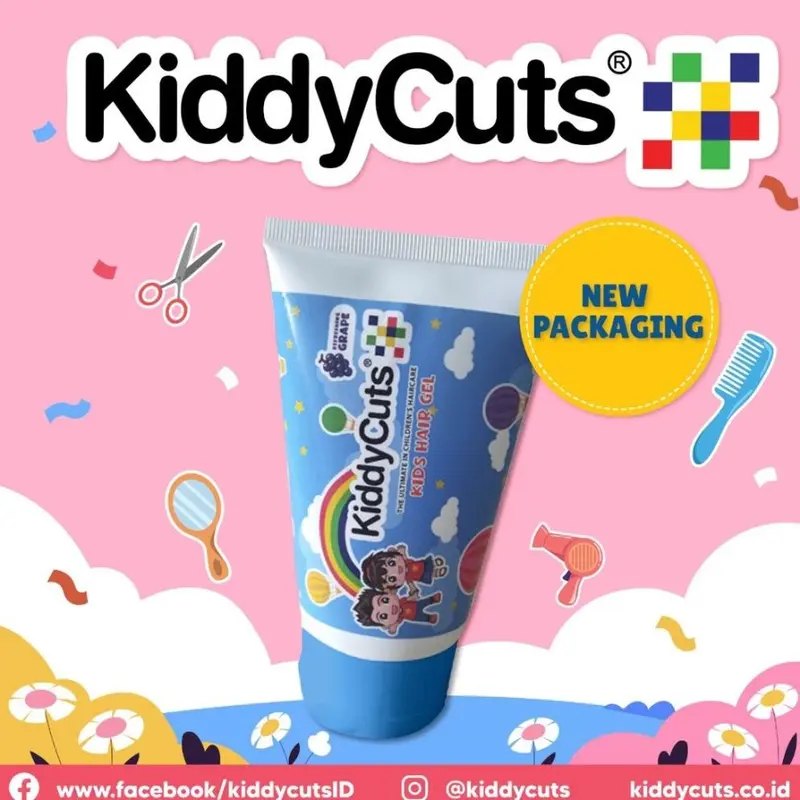 KIDDYCUTS KIDS HAIR GEL/ GEL POMADE RAMBUT ANAK 130ML 0