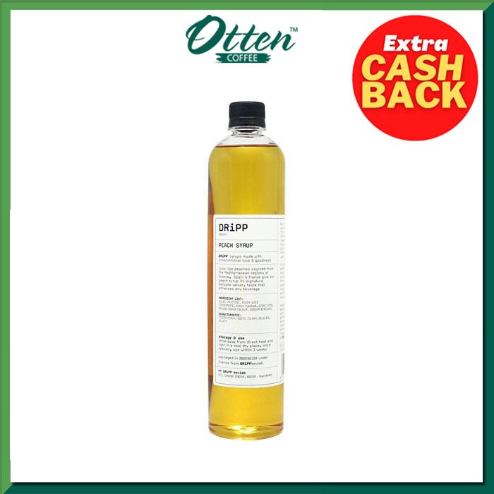 Gambar DRiPP Peach Flavour Syrup 760 ML - Sirup Minuman Rasa Buah Persik cocok untuk Horeca / Horeka (Hotel, Restoran, dan Kafe / Cafe) - Syrup Only dari Otten Coffee Medan Kota Medan Tokopedia
