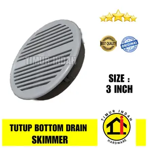 Tutup Bottom Drain Skimmer Ikan Koi 3" / DOP WALET 3" - PMP