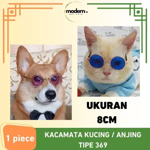 Kacamata Kucing Anjing Tipe 369 Ukuran 8cm