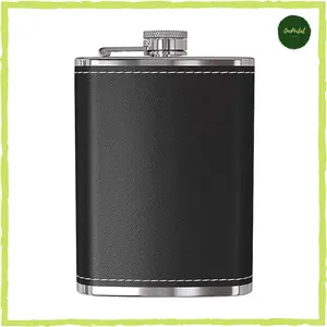 Botol Hip Flask Wine Whisky Bottle Stainless Steel 8 Oz