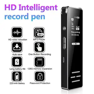 Perekam Suara Otomatis Portabel Voice Recorder Noise Reduction MP3