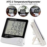 Gambar HTC-2 Termometer Hygrometer Ruangan Digital Jam Thermometer In/Out - htc 2 dari Dilate Shop Kota Surabaya 4 Tokopedia