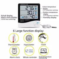 Gambar HTC-2 Termometer Hygrometer Ruangan Digital Jam Thermometer In/Out - htc 2 dari Dilate Shop Kota Surabaya 3 Tokopedia