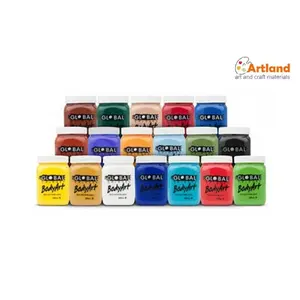 Cat Wajah Global Colours BodyArt 200ml – Face & Body Paint Profesional Non-Toxic