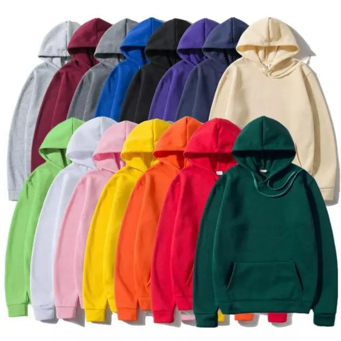 Hoodie Sweater Sweter Switer Polos Pria Wanita Bahan Fleece Halus
