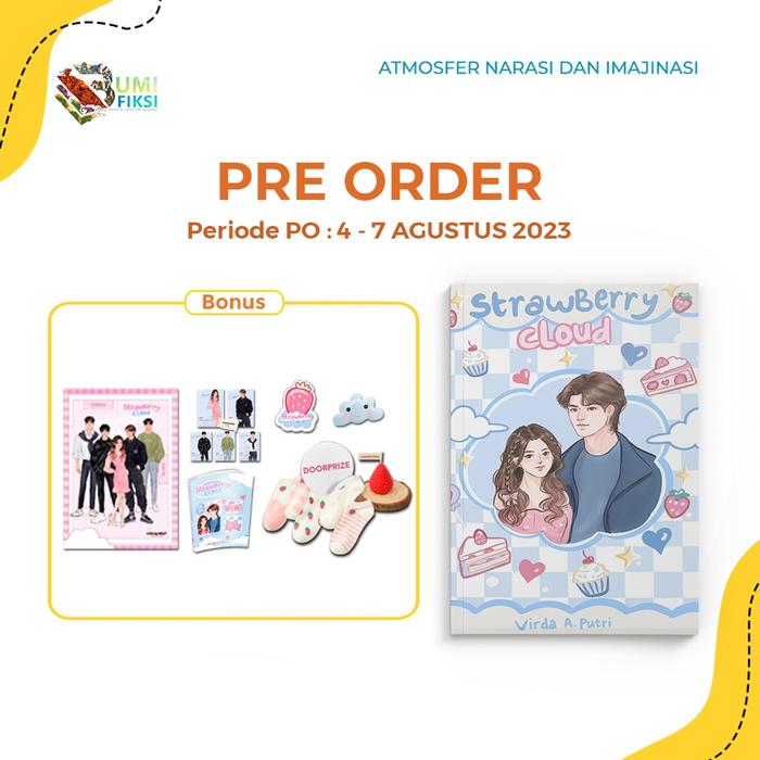 Gambar PRE ORDER - STRAWBERRY CLOUD - VIRDA A. PUTRI - COCONUT BOOKS dari bumifiksipadang Kota Padang Tokopedia