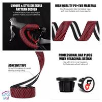 Gambar WEST BIKING 054 Bartape Sepeda Roadbike Bar Tape Dropbar Balap PU EVA - Merah dari Wof Wheel of Fortune Official Kab. Tangerang 2 Tokopedia