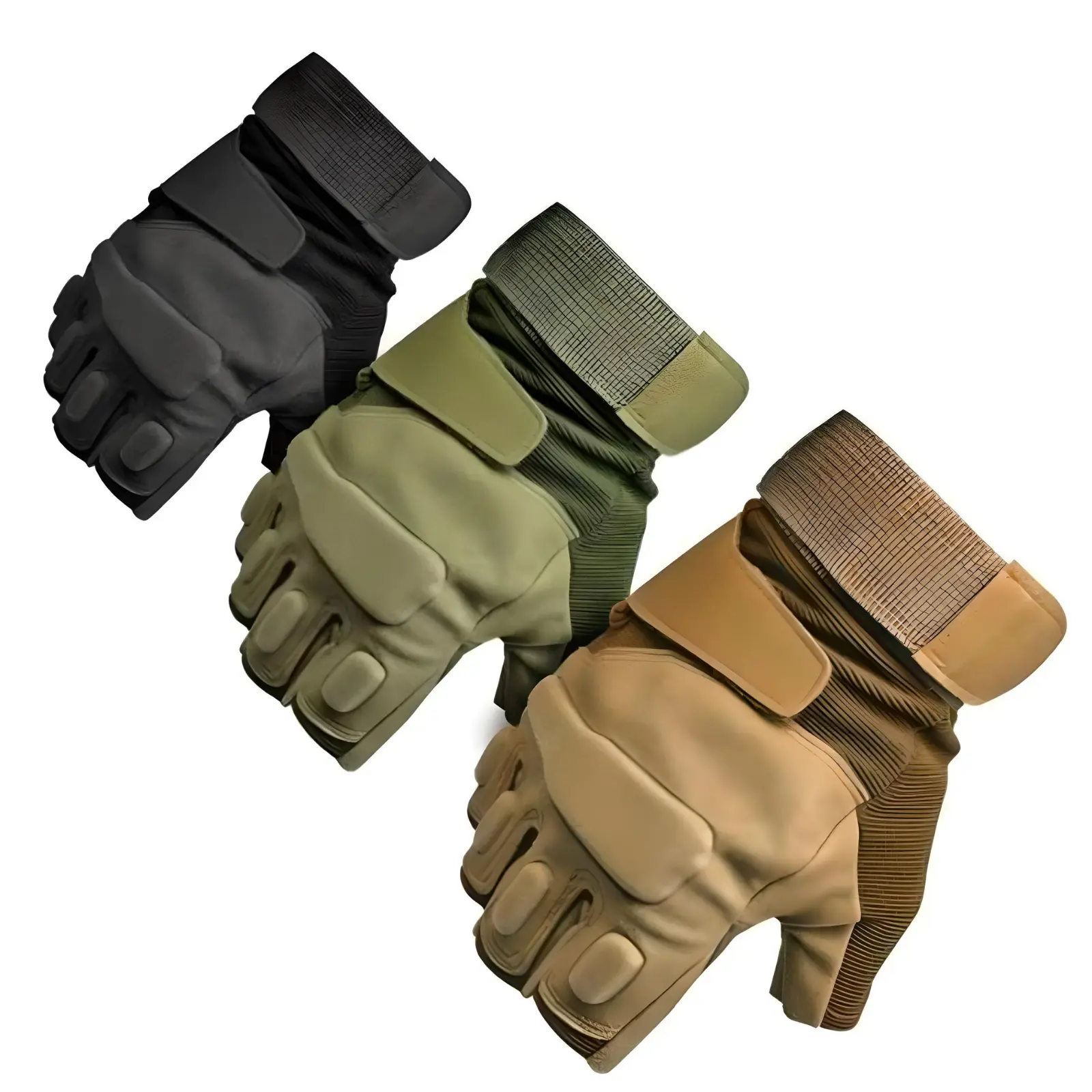 SARUNG TANGAN PRIA TACTICAL HALF FINGER GLOVES MILITARY GRADE
