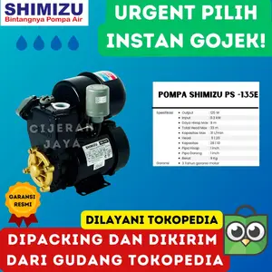 SHIMIZU PS 135 E OTOMATIS POMPA AIR PENDORONG OTOMATIS SHIMIZU PS 135