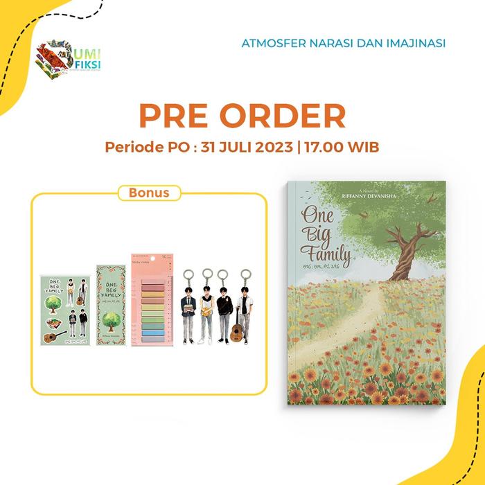 Gambar PRE ORDER - ONE BIG FAMILY - RIFFANNY DEVANISHA - CLOUDBOOK PUBLISHING dari bumifiksipadang Kota Padang Tokopedia
